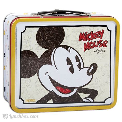 1997 metal mickey mouse lunch box|Mickey Mouse lunch tote.